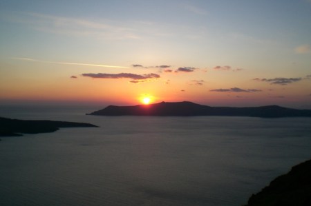 Santorini Sunset CIMG4976. Photo ©Leon Mauldin.