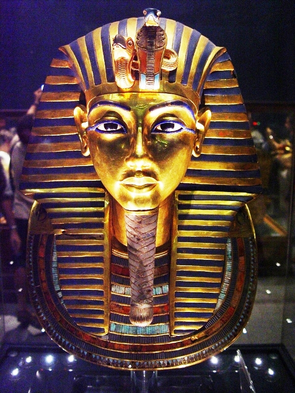 King Tut's Funeral Mask. Photo ©Leon Mauldin.
