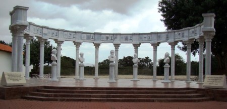 Commemoration of Statesmen at Caesarea Maritima. Photo ©Leon Mauldin. DSC05496