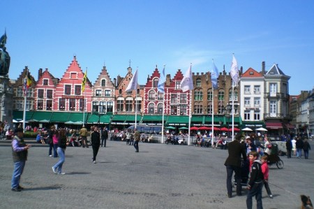 Market Square at Bruges, Belgium_CIMG6153. Leon Mauldin.