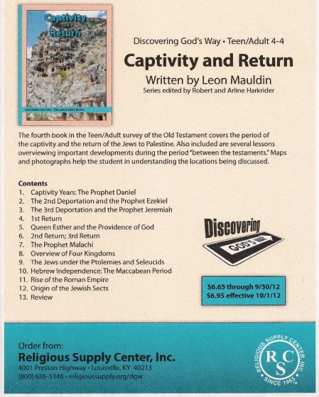 Captivity and Return_ContentsLMauldin