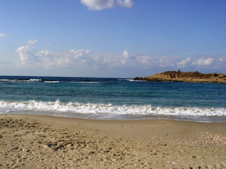 Harbor of Dor on Coast of Israel. Photo by Leon Mauldin.