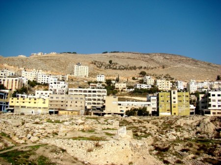 Mount Ebal, the mount of cursing. Six tribes ascended here in Josh. 8.