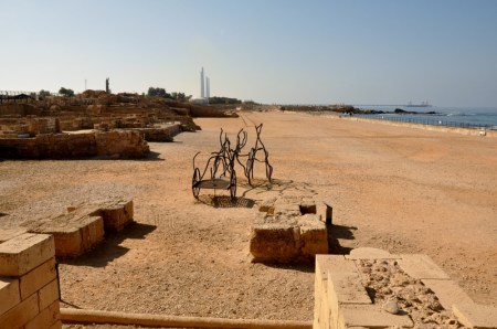 Hippodrome at Caesarea. Photo by Leon Mauldin. 