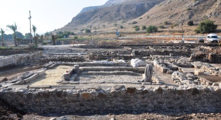 1st century Synagogue at Magdala. Photo by Leon Mauldin.