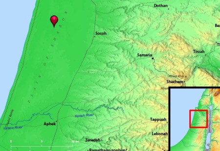 Plain of Sharon. BibleAtlas.org