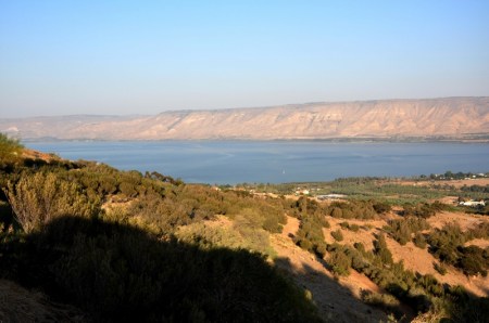 Sea of Galilee from Sea Level. Photo by Leon Mauldin.