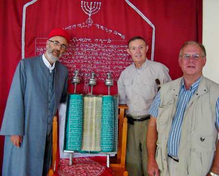 Samaritan Pentateuch at Mt. Gerizim. Photo by Leon Mauldin.