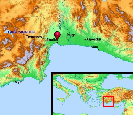 Attalia, seaport for Pamphylia. Photo by BibleAtlas.com.
