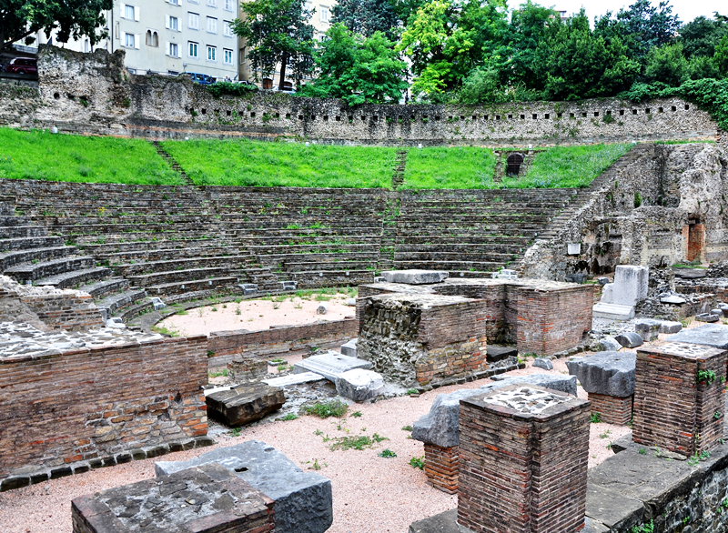 Roman Theater at Trieste, Italy. Photo by Leon Mauldin.