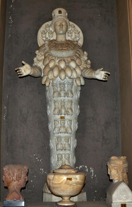 Goddess Artemis in Vatican Museum. Photo by Leon Mauldin.