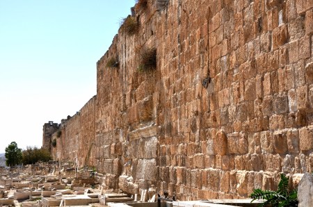 Jerusalem's Eastern Wall. Photo by Leon Mauldin.