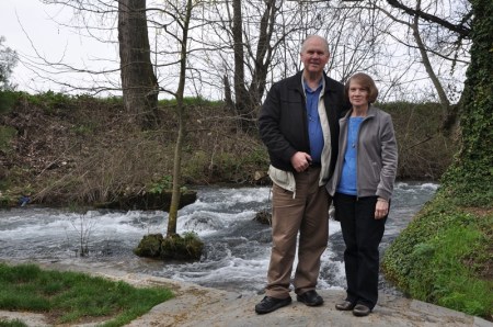 At Krenides River at Philippi. Setting of Acts 16. 