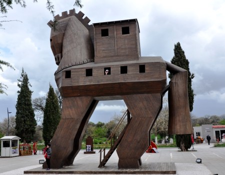Trogan Horse at Troy.  Photo by Leon Mauldin.