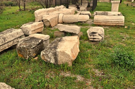 Some of the remains discovered at Troas. Photo by Leon Mauldin.