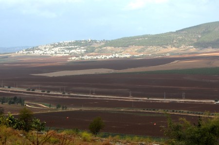 Shunem, note white buildings upper center. Photo by Leon Mauldin.