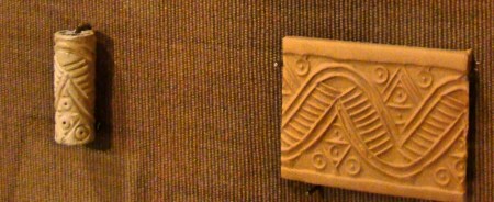 Ancient seal Oriental Institute. Photo by Leon Mauldin.