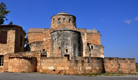 Salamis, Cyprus. Monastery of St. Barnabas. Photo by Leon Mauldin.