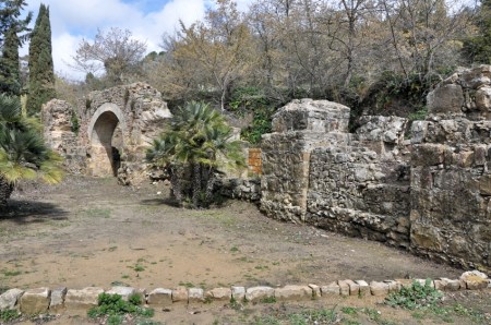 Entrance to Roman Villa of Casale in Piazza Armerina, Sicily. Photo by Leon Mauldin.