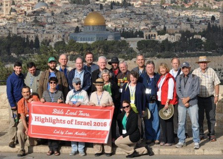 Group Photo Mt. of Olives. Photo ©Leon Mauldin.