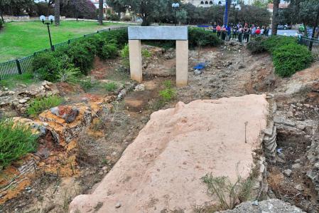 Excavations at Joppa. Photo by Leon Mauldin.