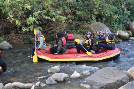 Rafting in the Senir River. Photo by Leon Mauldin.
