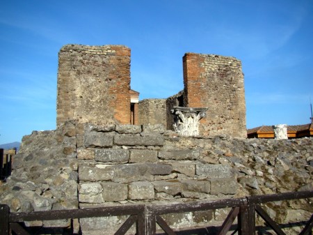 Temple of Fortuna Augusta, Pompeii. Photo by Leon Mauldin.